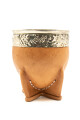 MADE IN URUGUAY MATE IMPERIAL ALPACA Y BRONCE NATURAL