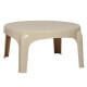 2 Sillones Skarpo + Mesa redonda Puket BEIGE