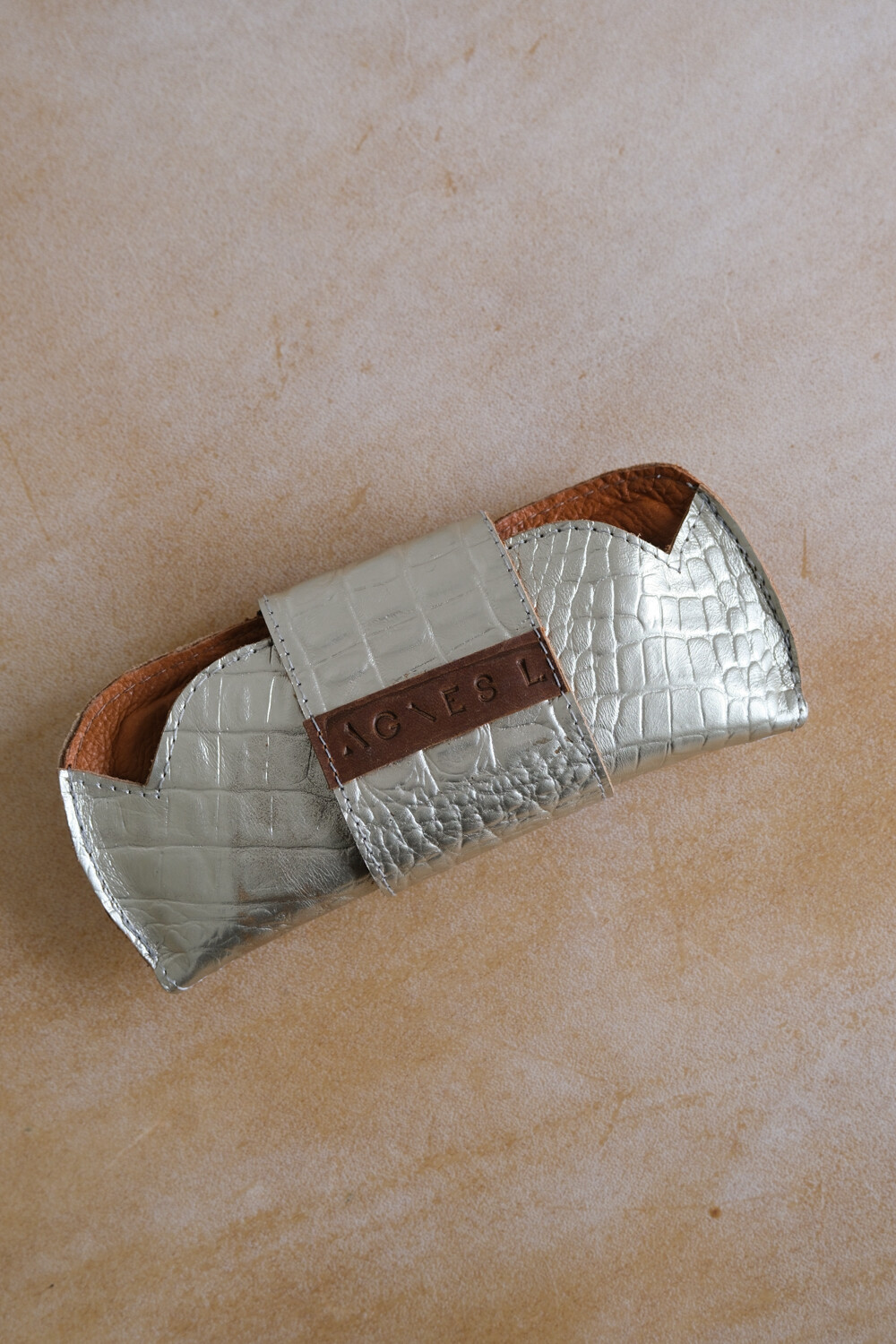 Estuche Lentes Crocco Champagne