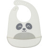 Babero silicona BUBA carita blanco