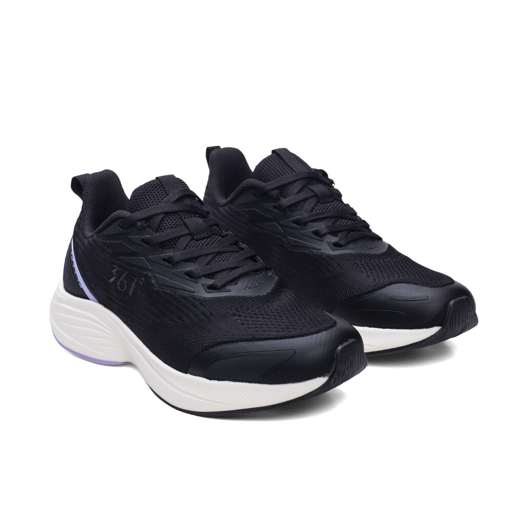 Zapatillas Running W Cushion Shoes Mujer Obsidian Black/lavender