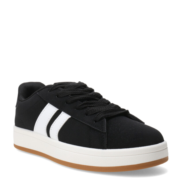 Championes Unisex Push MAXER ancho acordonado Negro