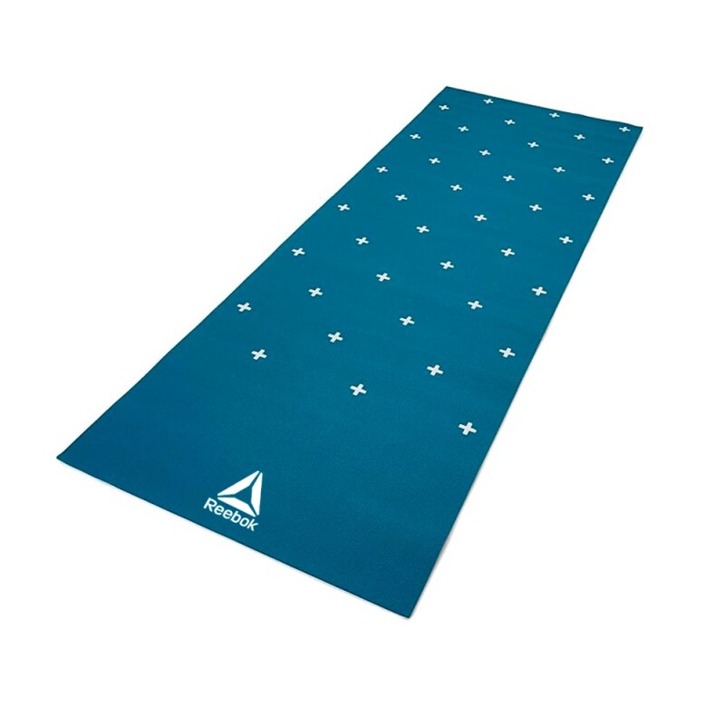 Colchoneta Yoga Mat 4mm Negra Reebok Verde Agua