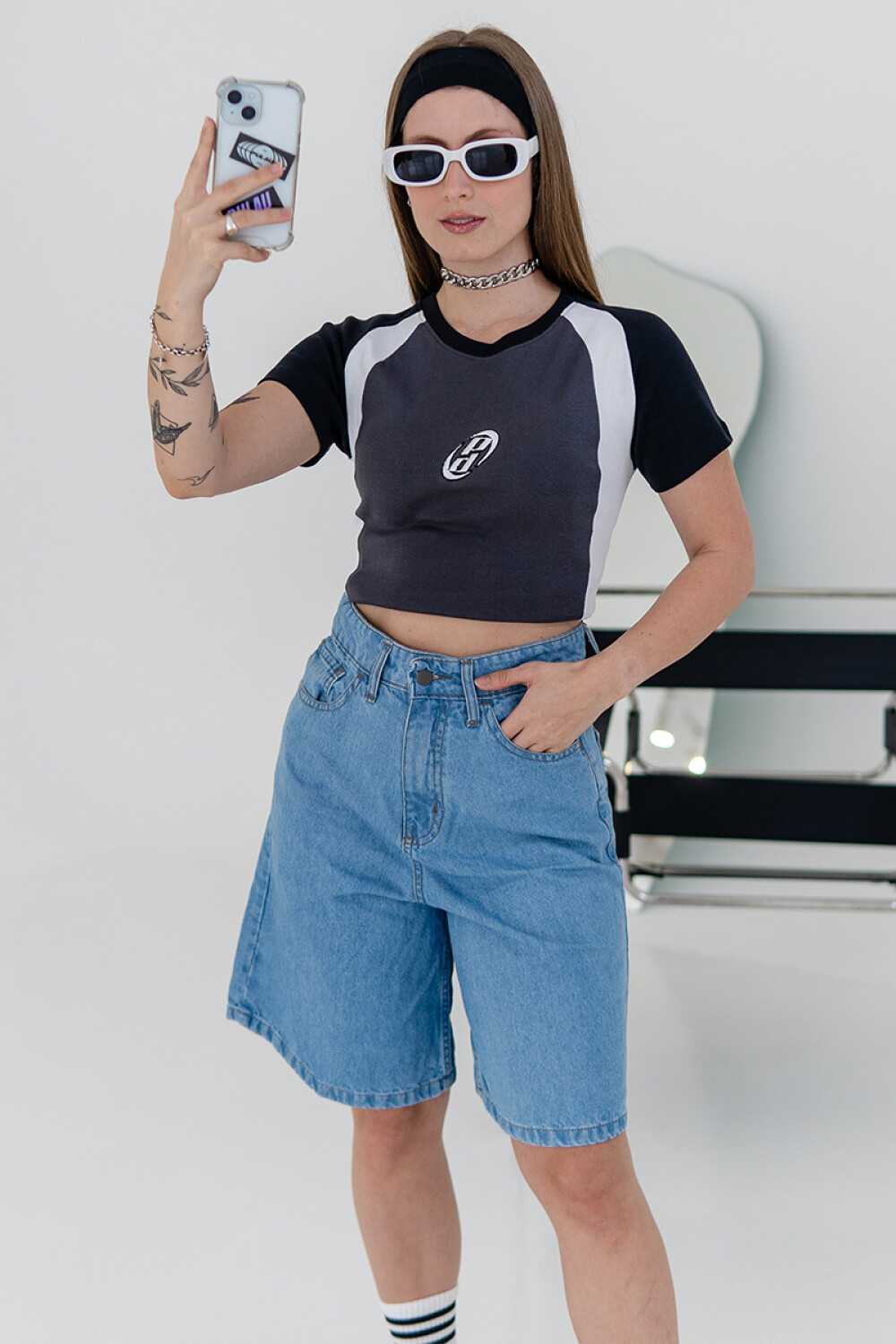 Bermuda Pulau Denim Women Azul