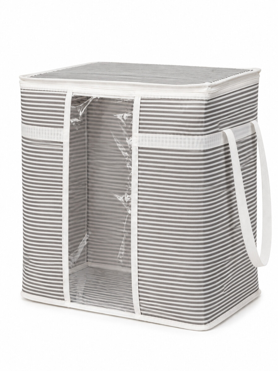 CAJA ORGANIZADORA C/ VISOR - GRIS 