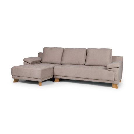 Rinconera Adalia - Tela Microfibra - Chaise izquierdo 9249 (Tostado)
