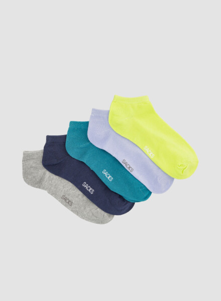 Medias cortas al tobillo en colores lisos Variante 42