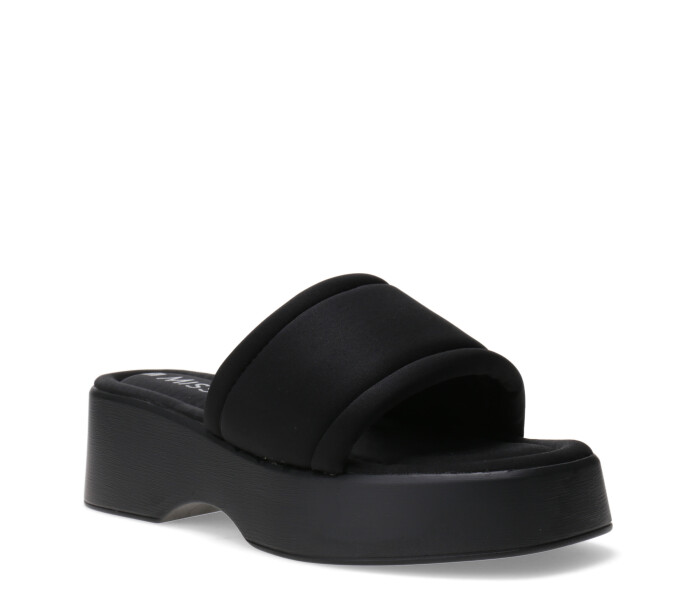 Sandalia de Mujer Miss Carol SAMOA con tira de neopreno Negro