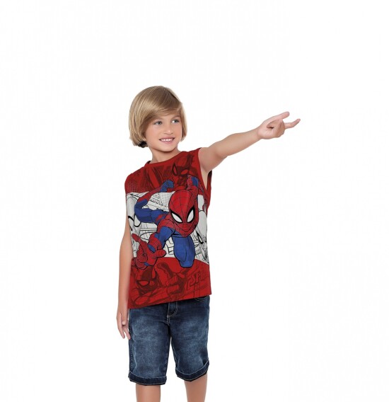 Camiseta Spider Man en tejido de punto ROJO