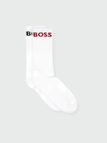 Hugo Boss - Medias regulares Blanco