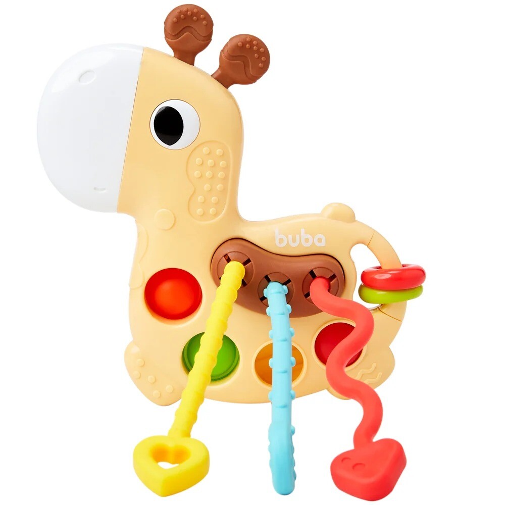 Jirafa actividades mordillo y sonajero BUBA Jirafa actividades mordillo y sonajero BUBA