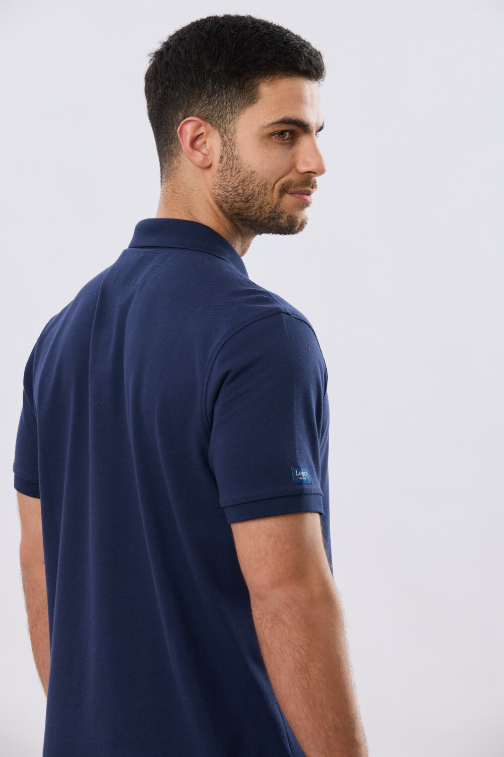 REMERA POLO LISA PIQUÉ Azul