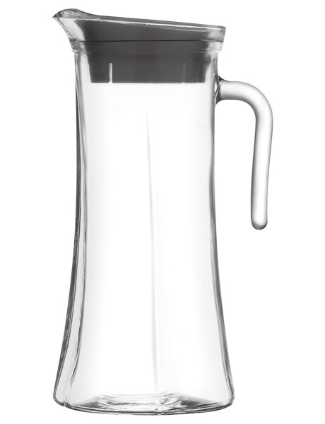 JARRA VIDRIO 1400CC C/TAPA GRIS TRUVA LAV JARRA VIDRIO 1400CC C/TAPA GRIS TRUVA LAV