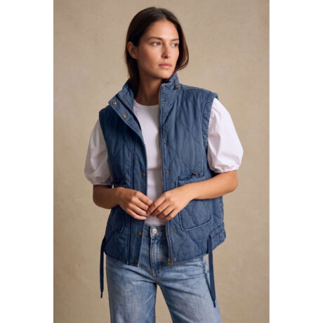 Chaleco Lavado Reversible Marino