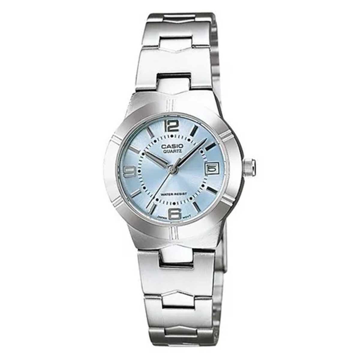 RELOJ CASIO LTP1241D-2ADF CLÁSICO ACERO INOXIDABLE PLATEADO 