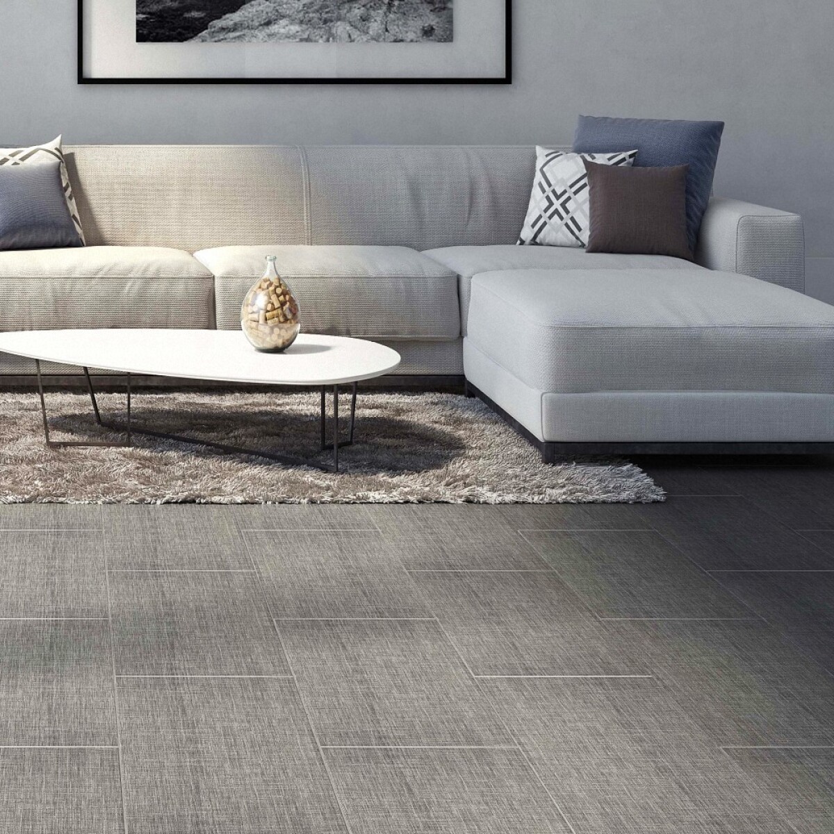 Cerámica Linho Dark Gray HD - 2.03m2 