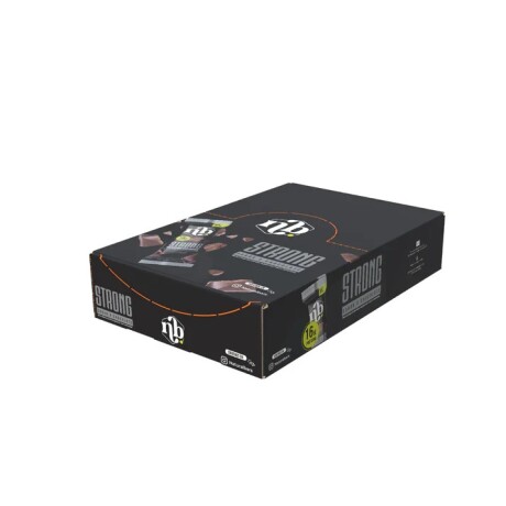 Barra proteína Caja x12 STRONG- Chocolate negro Barra proteína Caja x12 STRONG- Chocolate negro