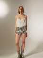 Short Minito Plateado