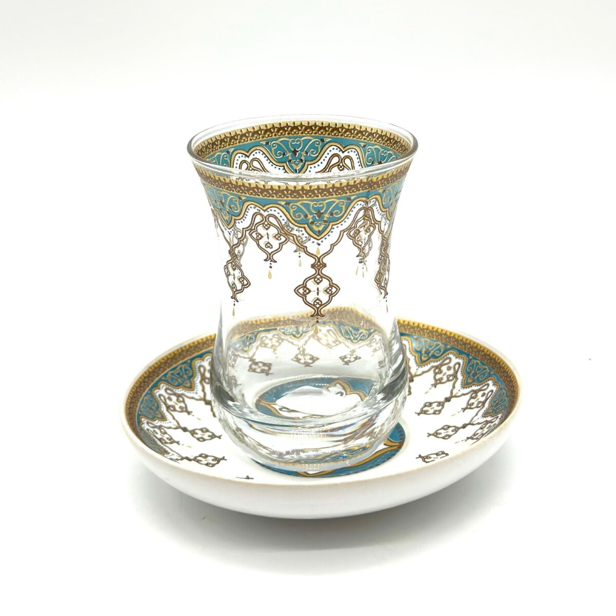 Vaso de té plato cerámica x1 - Modelo 4 