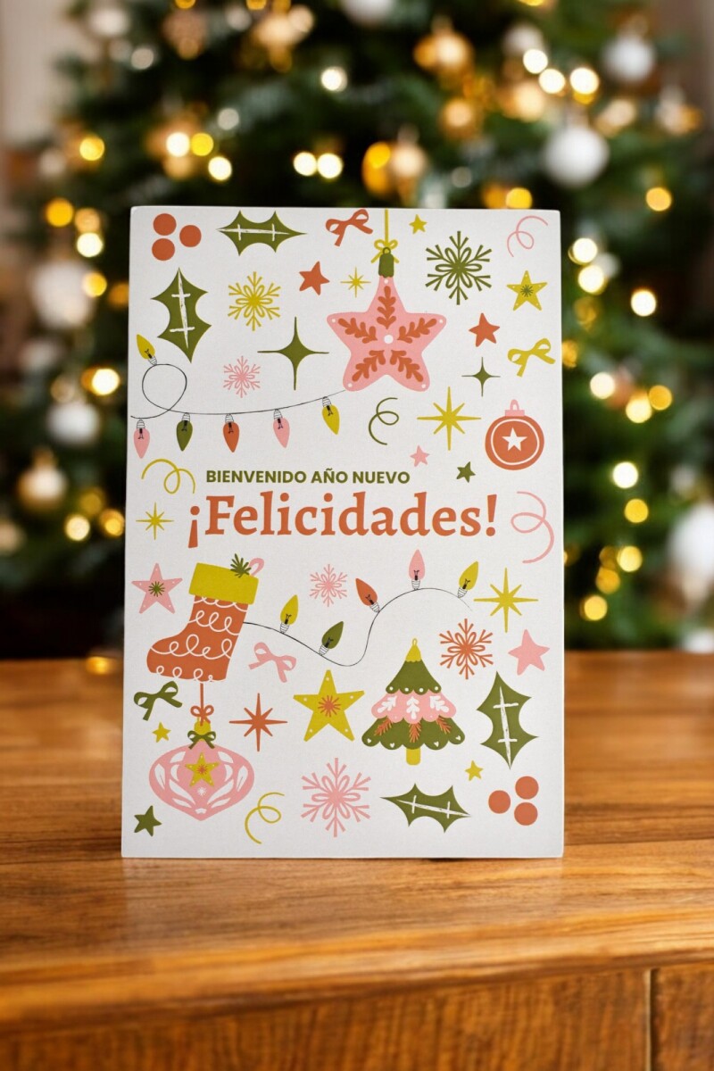 Tarjeta navidad 10x15 cm - DISEÑO 17 