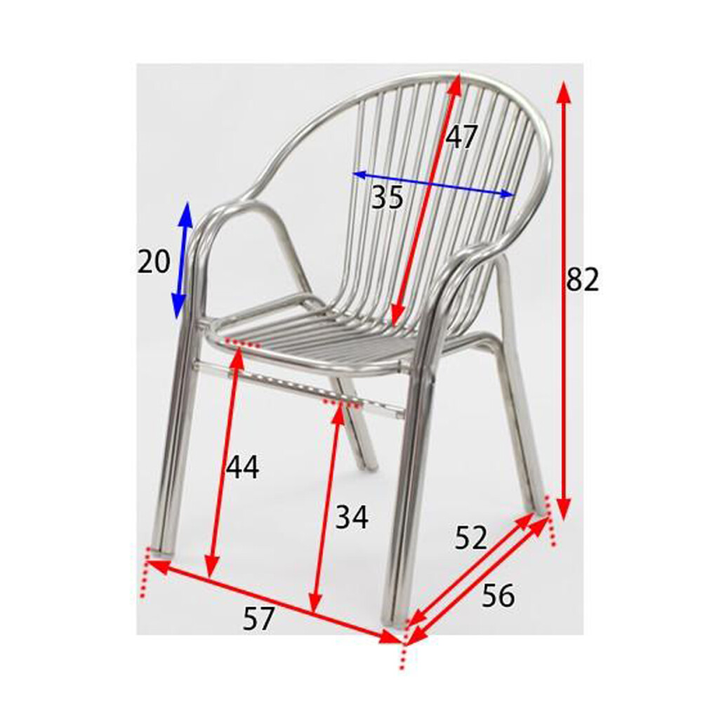 Juego De Aluminio Para Exteriores de 1 Mesa redonda y 2 Sillas Juego De Aluminio Para Exteriores de 1 Mesa redonda y 2 Sillas