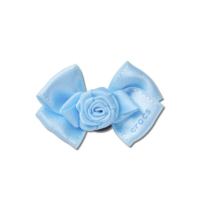 Jibbitz Charm™ Blue Rosette Bow Multicolor
