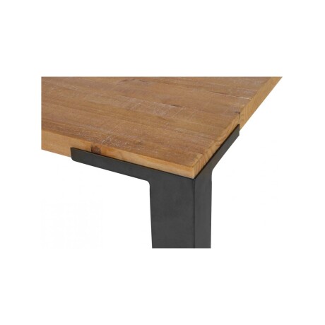 MESA DE COMEDOR MADERA-Y-METAL NATURAL-BEIGE MADISON