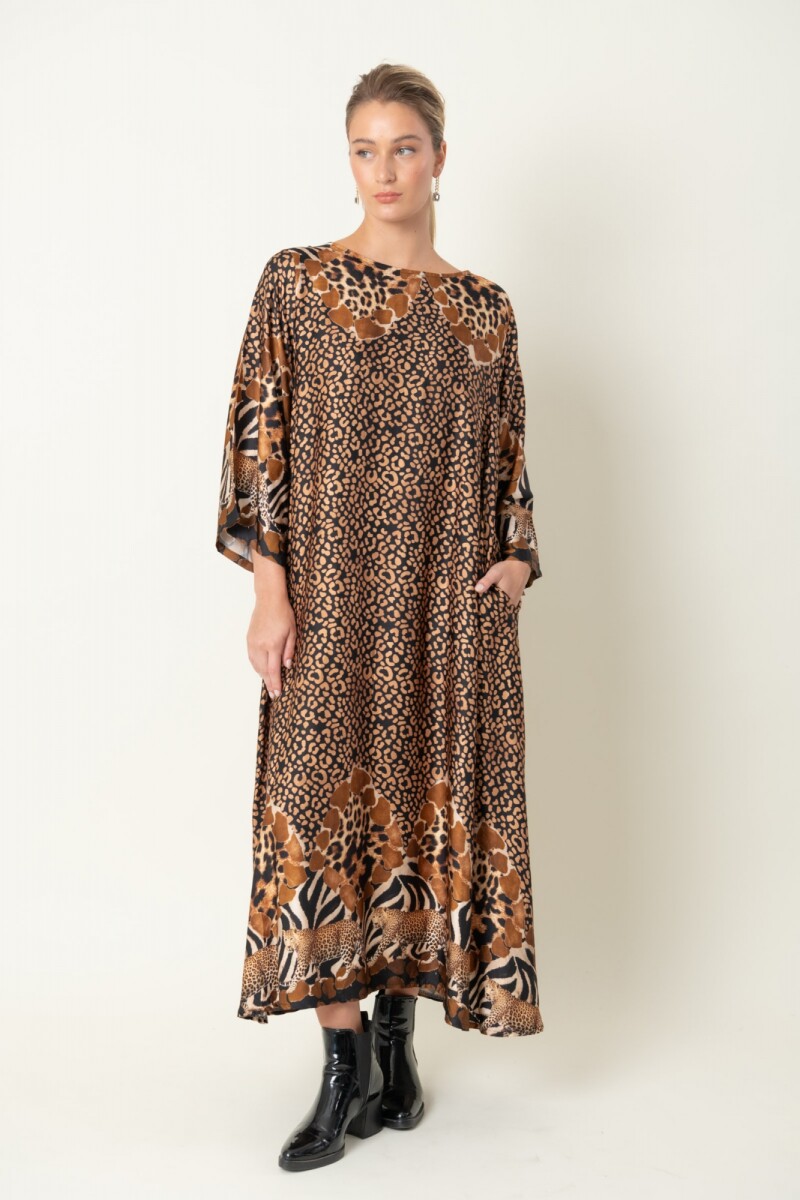 VESTIDO OPALO DE FUEGO - Negro 