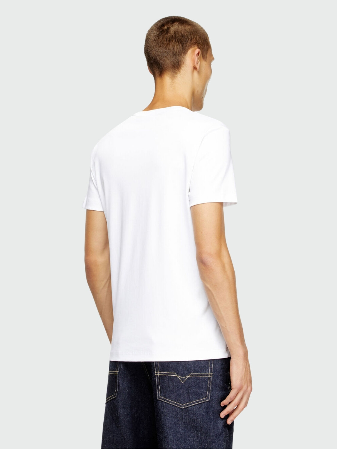 DIESEL - Remera T-Adjust-Microdiv Blanco