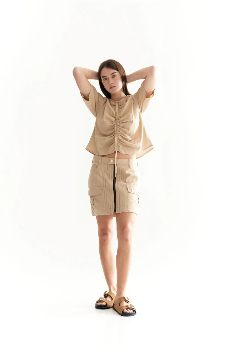 Falda Costa beige l