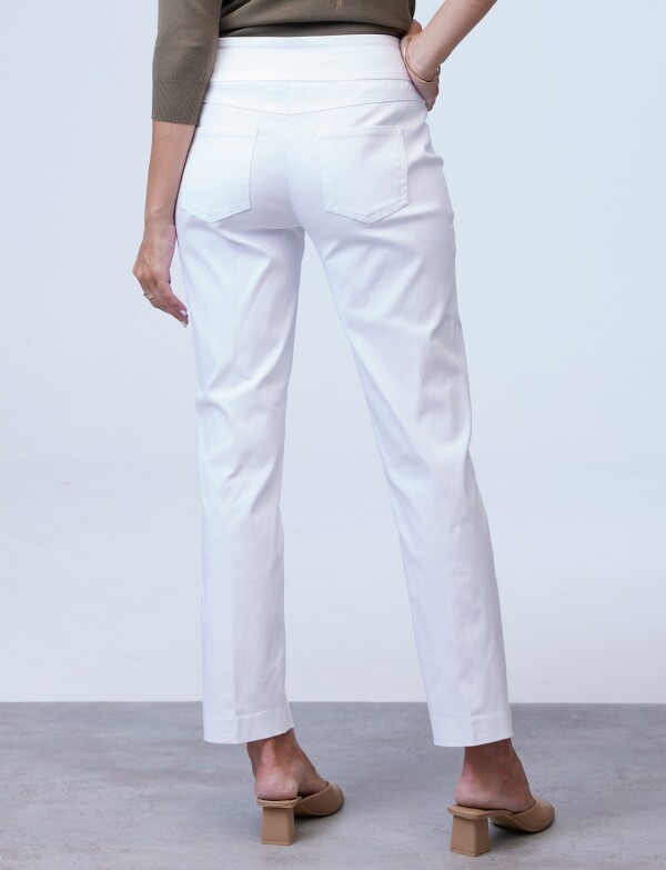 Pantalon Pull On BLANCO