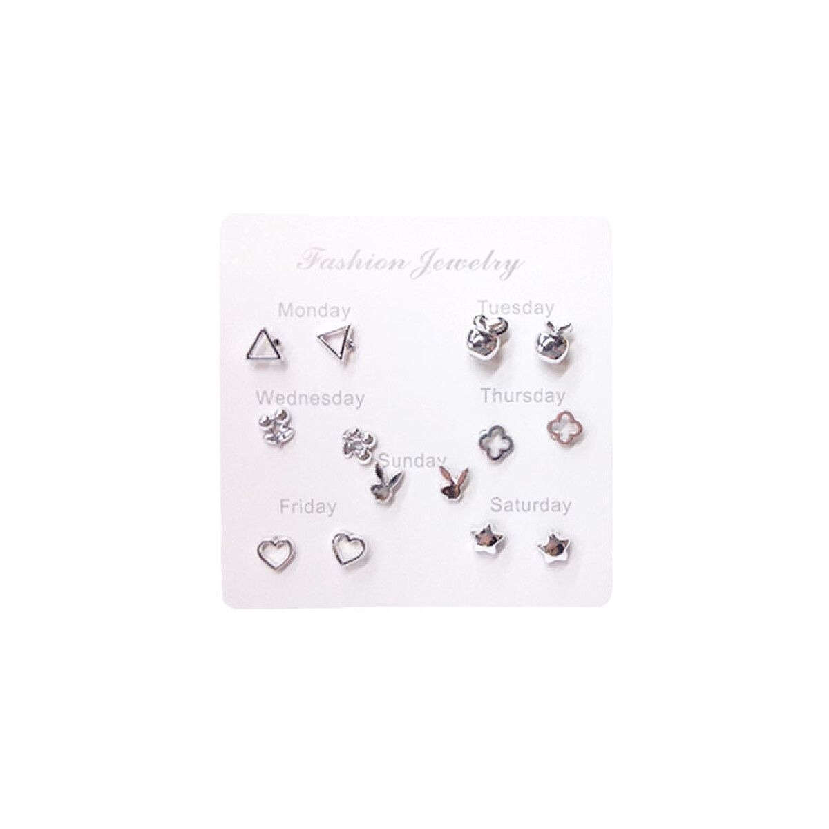 Caravanas hipoalergénicas x7 pares - Caravanas Hipoalergénicas X7 Pares 