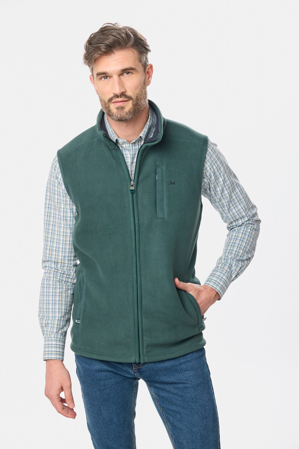 CHALECO POLAR DE ABRIGO Verde