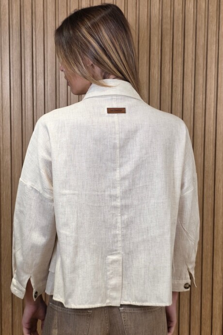 Sobrecamisa Greta Puro Lino Arena