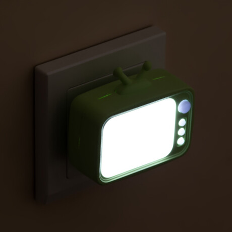 Enchufe de luz modelo TV Verde