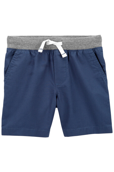Short de algodón, azul. Talles 2-5T Sin color
