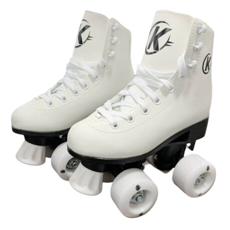 Patines Artísticos K PW-172 4 Ruedas BLANCO-NEGRO