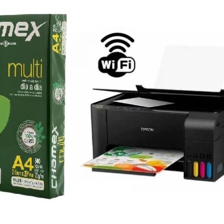 Impresora Multifuncion + Resma A4 001