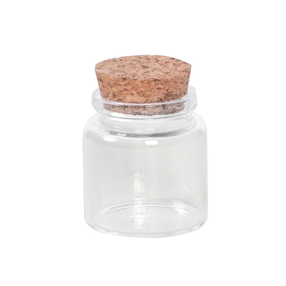 SET 6 FRASCOS - VIDRIO-Y-MDF TRANSPARENTE A049 