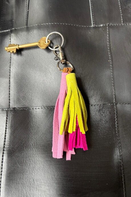 Llavero Flecos Multicolor