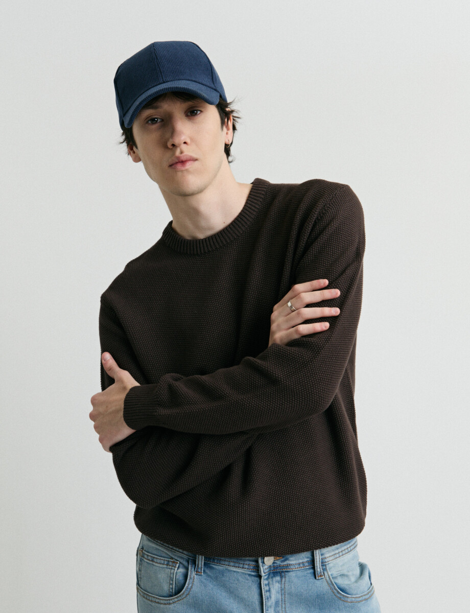470982 SWEATER HARRY Chocolate