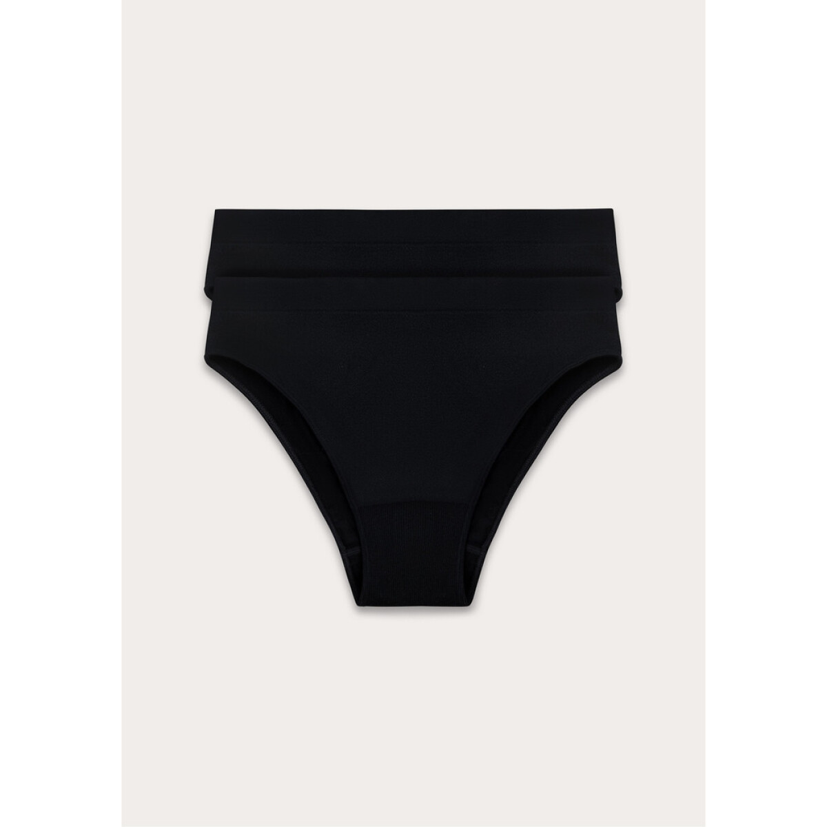 KIT COM 2 CALCINHAS FEM - PRETO 