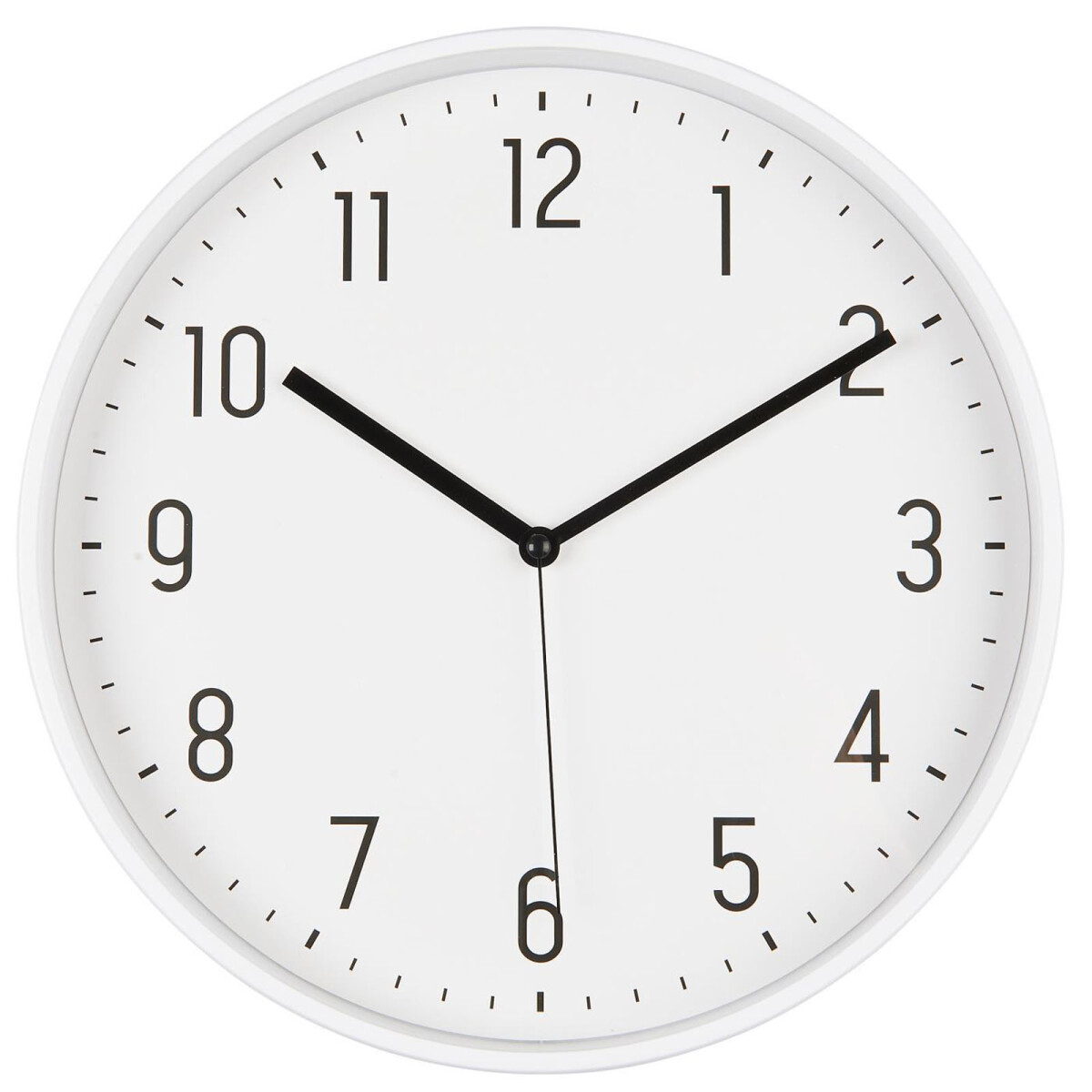RELOJ - PARED BLANCO PLÁSTICO 9708-11 