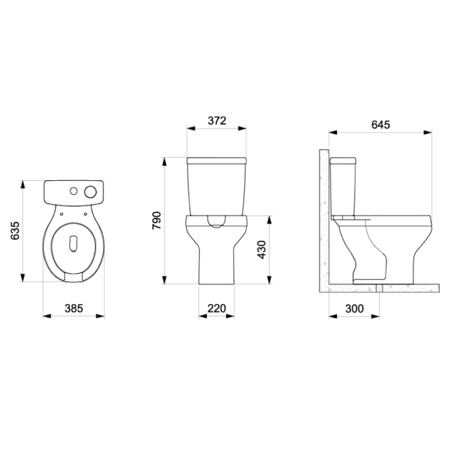 Kit Inodoro Largo Acesso Kit Inodoro Largo Acesso