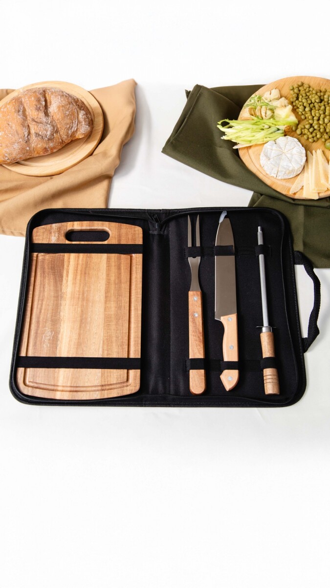 ESTUCHE ASADOR ASTURCON - NEGRO 