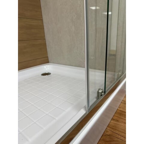 Piso cabina recta 90x90 acrílico sanitario c/válvula Piso Cabina Recta 90x90 Acrílico Sanitario C/válvula