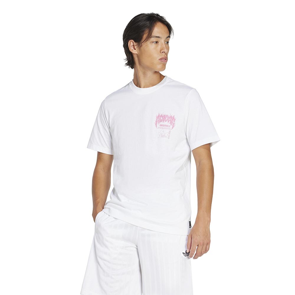 Trefoil Series Fashion Elevated Tee - Hombre White
