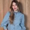 Camisa Mecha Denim Celeste