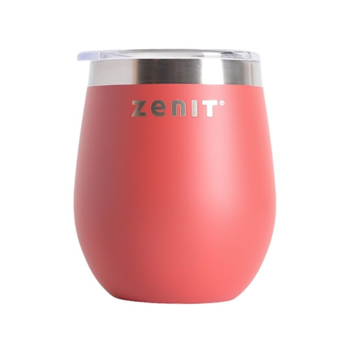 Mate Zenit Con Tapa Acero Inoxidable 240ML - ROJO 