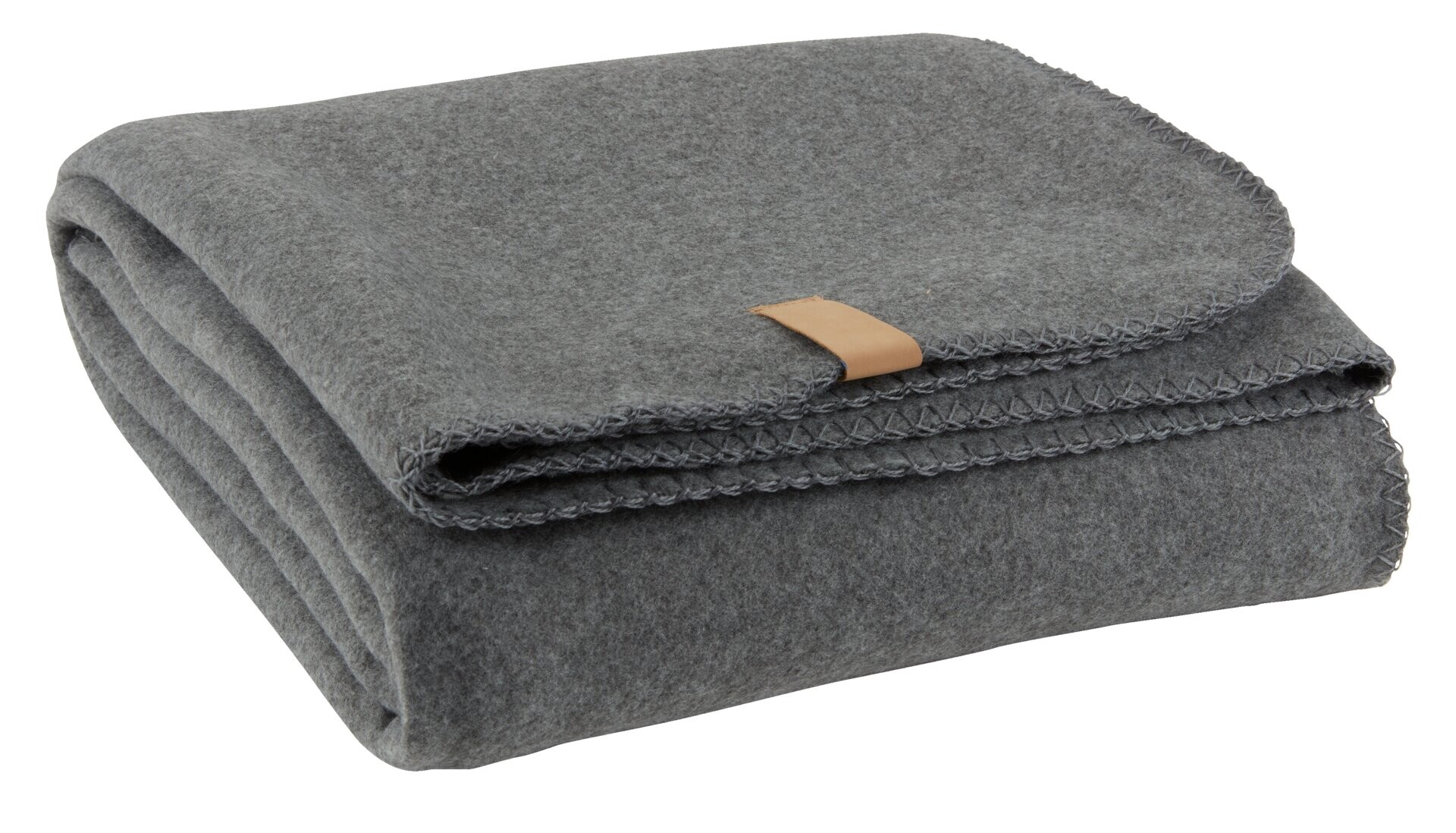 Manta throw DAGLILJE 130x170 gris oscuro 